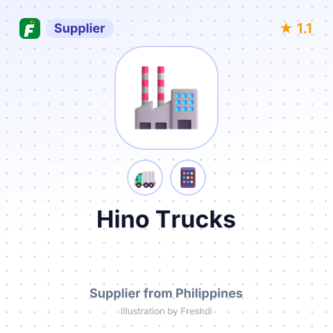 Hino Trucks – summary card, no photo uploaded yet