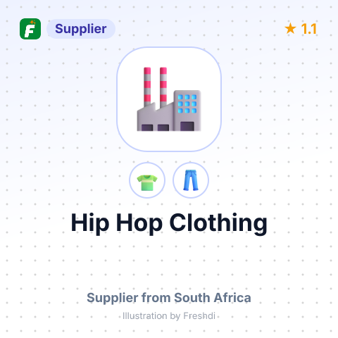 Hip Hop Clothing – summary card, no photo uploaded yet