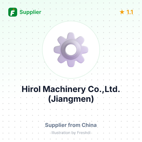 Hirol Machinery Co.,Ltd.(Jiangmen) – summary card, no photo uploaded yet