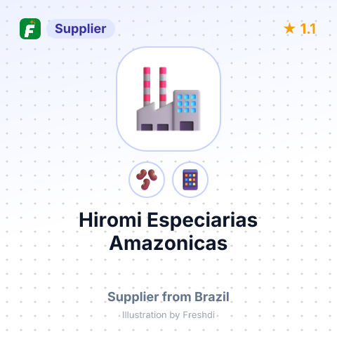 Hiromi Especiarias Amazonicas  – summary card, no photo uploaded yet