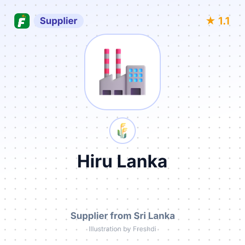 Hiru Lanka  – summary card, no photo uploaded yet