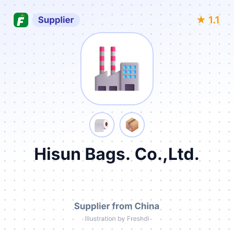 Hisun Bags. Co.,Ltd. – summary card, no photo uploaded yet