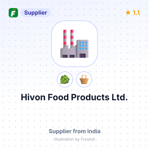 Hivon Food Products Ltd. – summary card, no photo uploaded yet