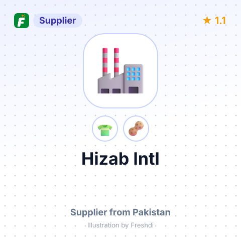 Hizab Intl  – summary card, no photo uploaded yet