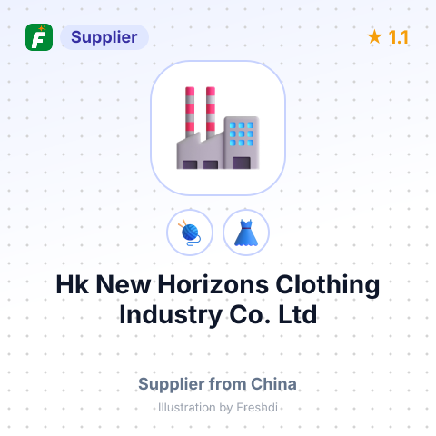 Hk New Horizons Clothing Industry Co. Ltd – summary card, no photo uploaded yet