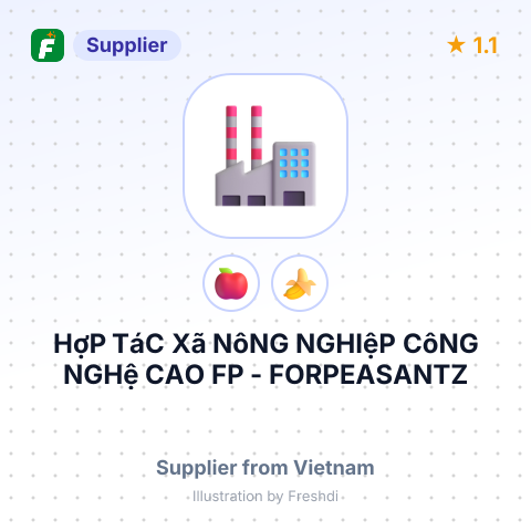 HợP TáC Xã NôNG NGHIệP CôNG NGHệ CAO FP - FORPEASANTZ – summary card, no photo uploaded yet