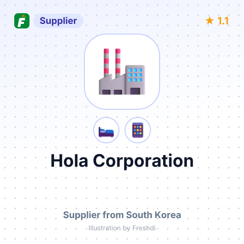 Hola Corporation – summary card, no photo uploaded yet