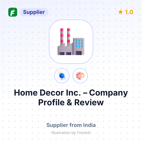 Home Decor Inc. – summary card, no photo uploaded yet