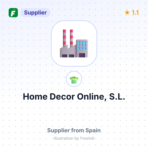 Home Decor Online, S.L. – summary card, no photo uploaded yet