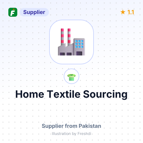 Home Textile Sourcing  – summary card, no photo uploaded yet