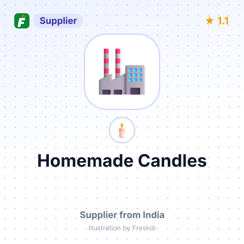 Homemade Candles  – summary card, no photo uploaded yet