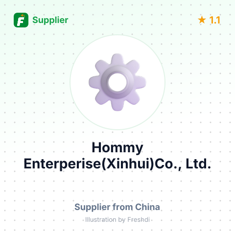 Hommy Enterperise(Xinhui)Co., Ltd. – summary card, no photo uploaded yet