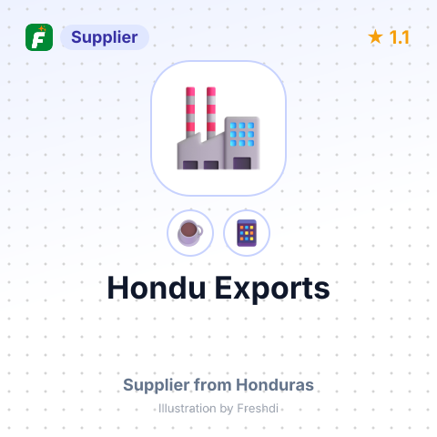 Hondu Exports  – summary card, no photo uploaded yet