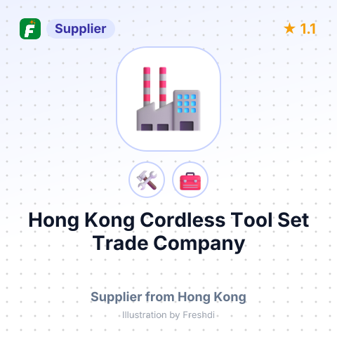 Hong Kong Cordless Tool Set Trade Company – summary card, no photo uploaded yet