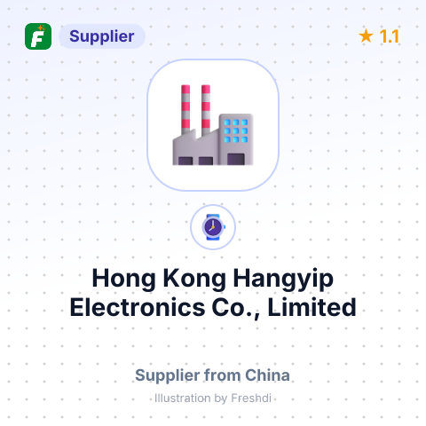 Hong Kong Hangyip Electronics Co., Limited – summary card, no photo uploaded yet