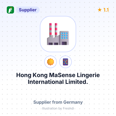 Hong Kong MaSense Lingerie International Limited. – summary card, no photo uploaded yet
