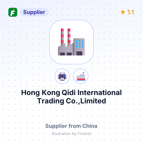 Hong Kong Qidi International Trading Co.,Limited – summary card, no photo uploaded yet
