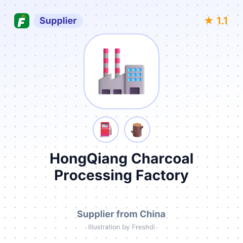 HongQiang Charcoal Processing Factory – summary card, no photo uploaded yet