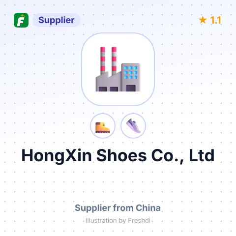 HongXin Shoes Co., Ltd – summary card, no photo uploaded yet