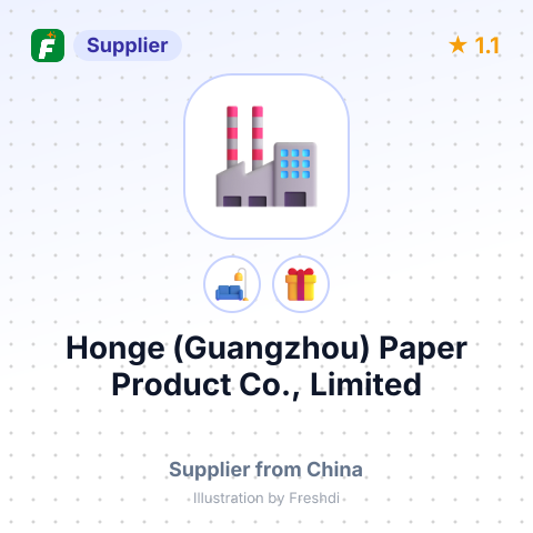 Honge (Guangzhou) Paper Product Co., Limited – summary card, no photo uploaded yet