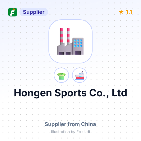 Hongen Sports Co., Ltd – summary card, no photo uploaded yet