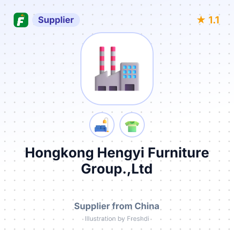 Hongkong Hengyi Furniture Group.,Ltd – summary card, no photo uploaded yet