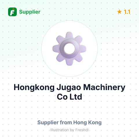 Hongkong Jugao Machinery Co Ltd – summary card, no photo uploaded yet