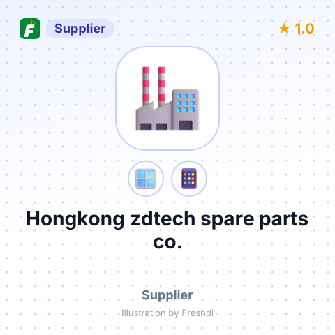 Hongkong zdtech spare parts co. – summary card, no photo uploaded yet