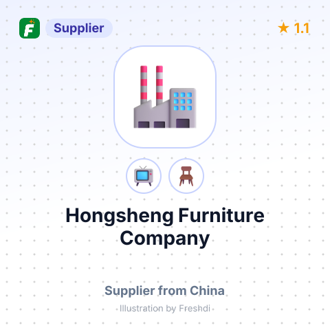 Hongsheng Furniture Company – summary card, no photo uploaded yet