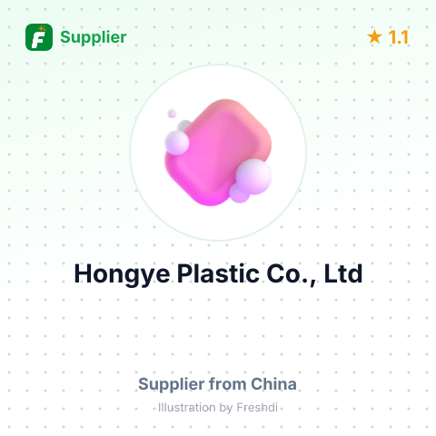 Hongye Plastic Co., Ltd – summary card, no photo uploaded yet