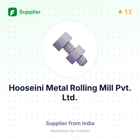 Hooseini Metal Rolling Mill Pvt. Ltd. – summary card, no photo uploaded yet