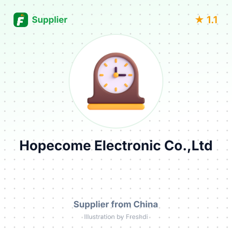 Hopecome Electronic Co.,Ltd – summary card, no photo uploaded yet