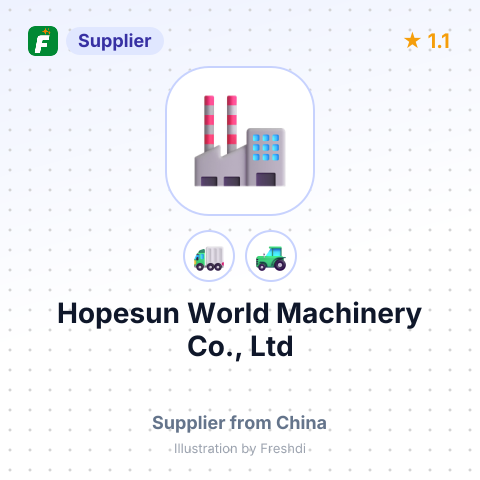 Hopesun World Machinery Co., Ltd – summary card, no photo uploaded yet