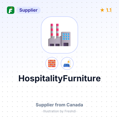 HospitalityFurniture – summary card, no photo uploaded yet