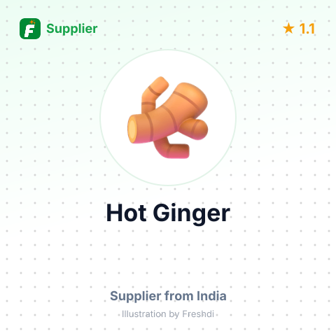 Hot Ginger  – summary card, no photo uploaded yet
