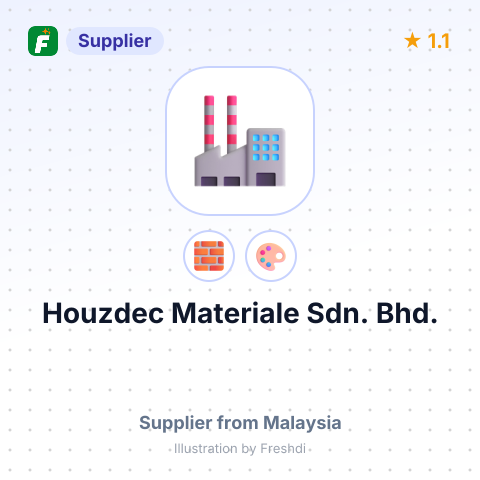 Houzdec Materiale Sdn. Bhd. – summary card, no photo uploaded yet