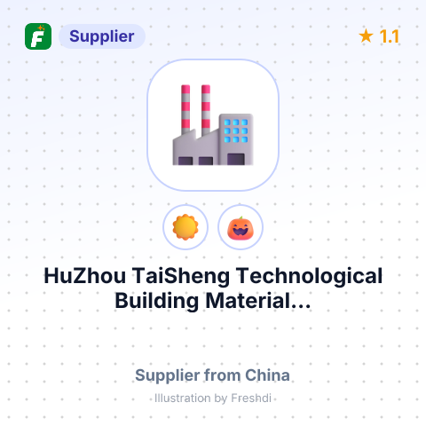 HuZhou TaiSheng Technological Building Material... – summary card, no photo uploaded yet