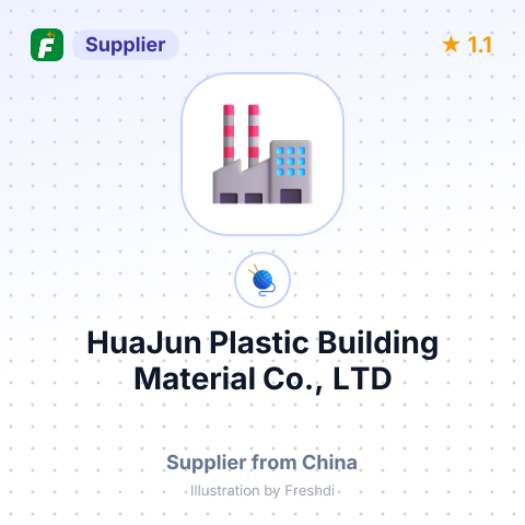 HuaJun Plastic Building Material Co., LTD – summary card, no photo uploaded yet
