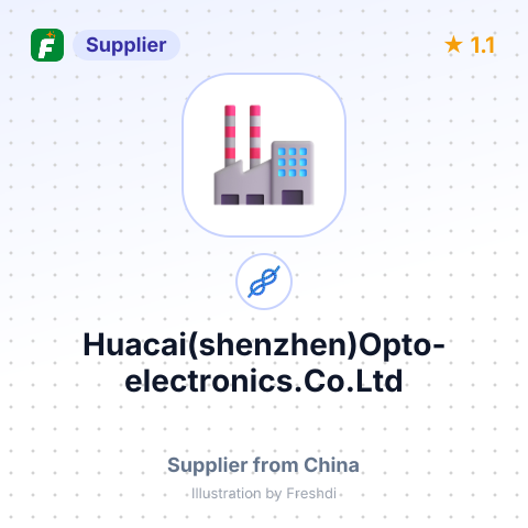 Huacai(shenzhen)Opto-electronics.Co.Ltd – summary card, no photo uploaded yet