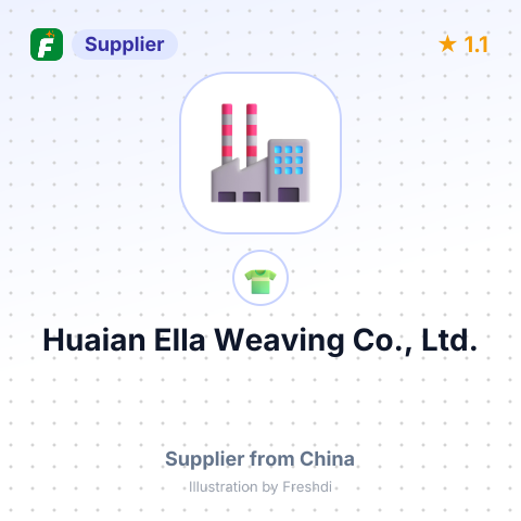 Huaian Ella Weaving Co., Ltd. – summary card, no photo uploaded yet