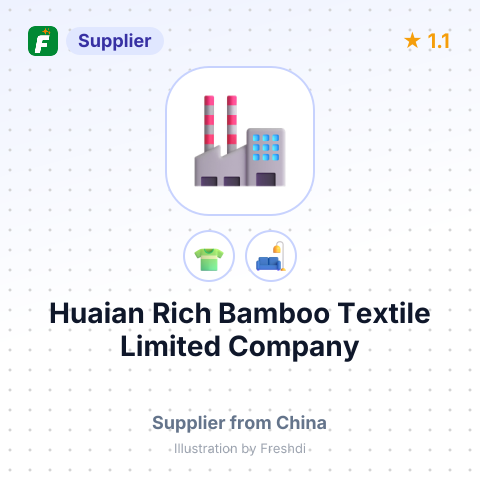 Huaian Rich Bamboo Textile Limited Company – summary card, no photo uploaded yet