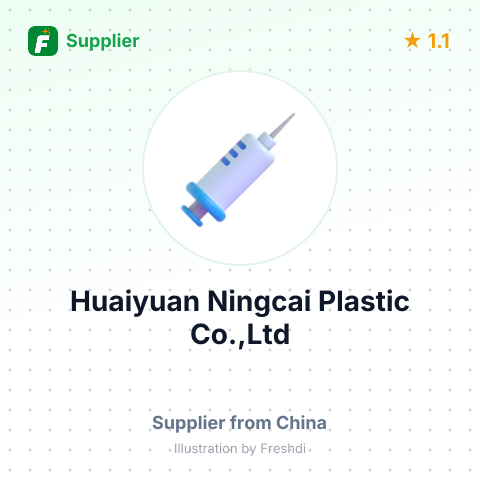 Huaiyuan Ningcai Plastic Co.,Ltd – summary card, no photo uploaded yet