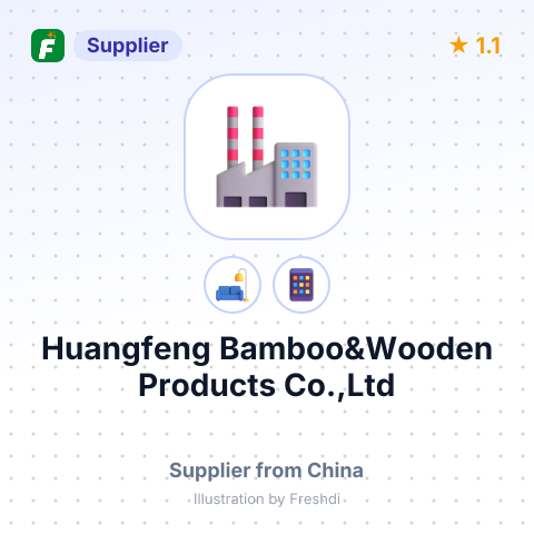 Huangfeng Bamboo&Wooden Products Co.,Ltd – summary card, no photo uploaded yet