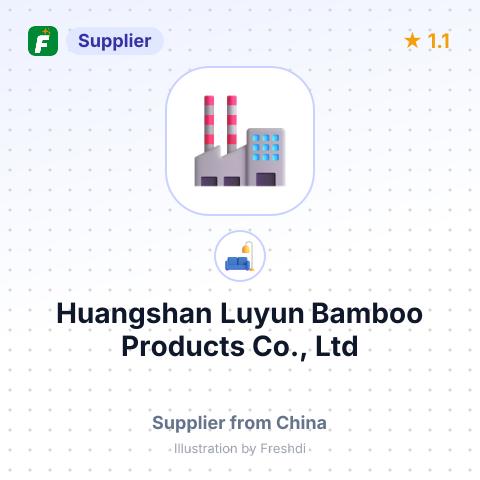 Huangshan Luyun Bamboo Products Co., Ltd – summary card, no photo uploaded yet