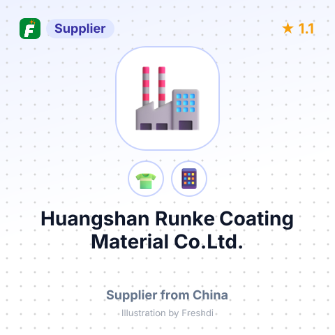 Huangshan Runke Coating Material Co.Ltd. – summary card, no photo uploaded yet