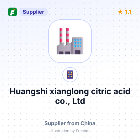 Huangshi xianglong citric acid co., Ltd – summary card, no photo uploaded yet