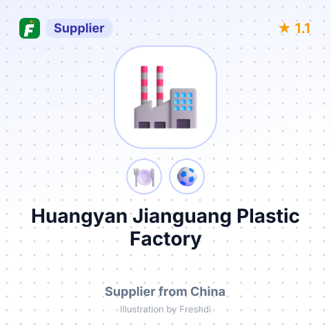 Huangyan Jianguang Plastic Factory – summary card, no photo uploaded yet