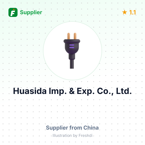 Huasida Imp. & Exp. Co., Ltd. – summary card, no photo uploaded yet