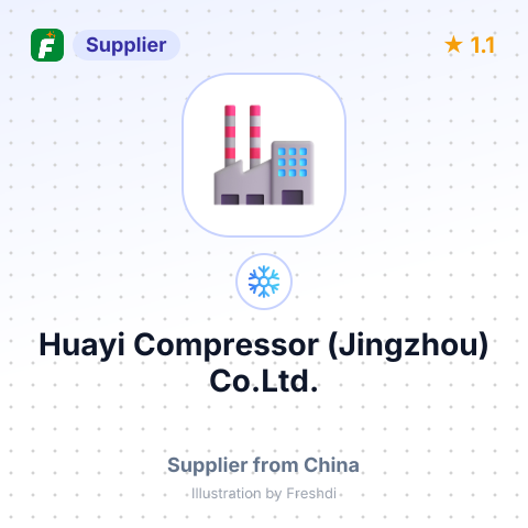 Huayi Compressor (Jingzhou) Co.Ltd. – summary card, no photo uploaded yet