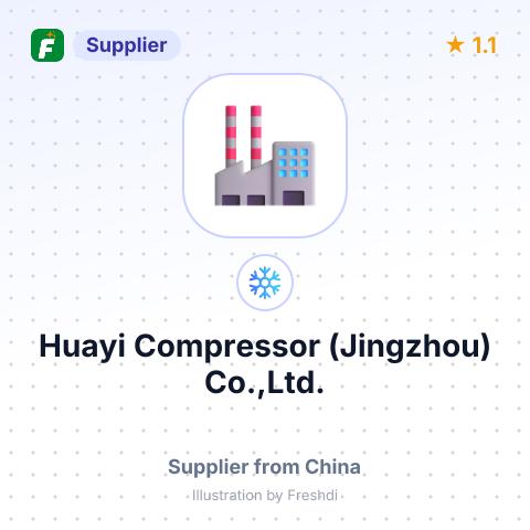 Huayi Compressor (Jingzhou) Co.,Ltd. – summary card, no photo uploaded yet